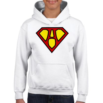 Super Style Font in Letter 'A' - Kids Unisex Pullover Hoodie