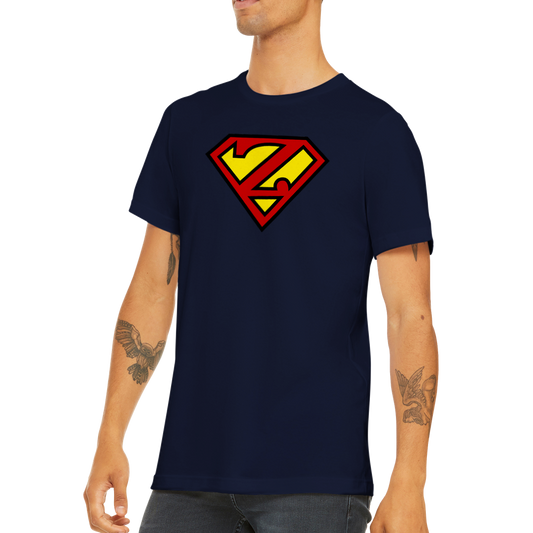 Super Style Font in Letter 'Z' - Mens Crewneck T-shirt