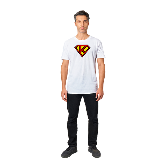 Super Style Font in Letter 'K' - Mens Crewneck T-shirt