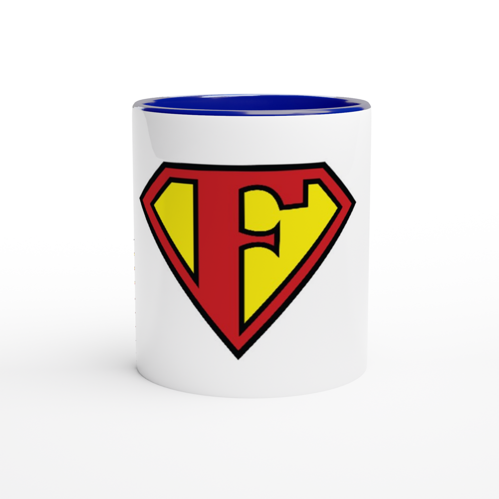 Super Style Font in Letter 'F' - Ceramic Mug