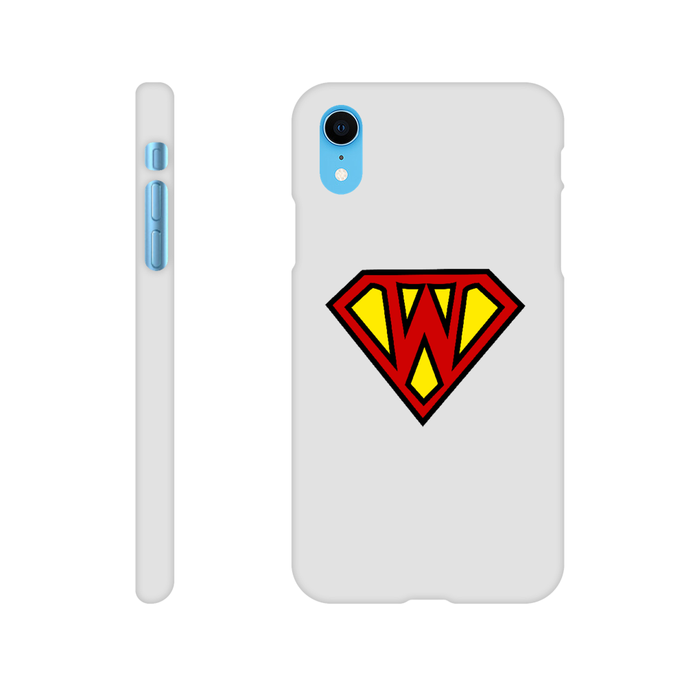 Super Style Font in Letter 'W' - Slim Apple IPhone case