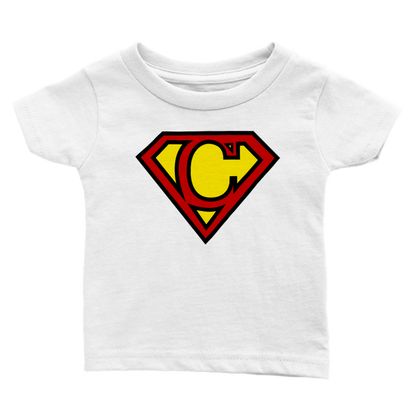 Super Style Font in Letter 'C' - Baby Crewneck T-shirt