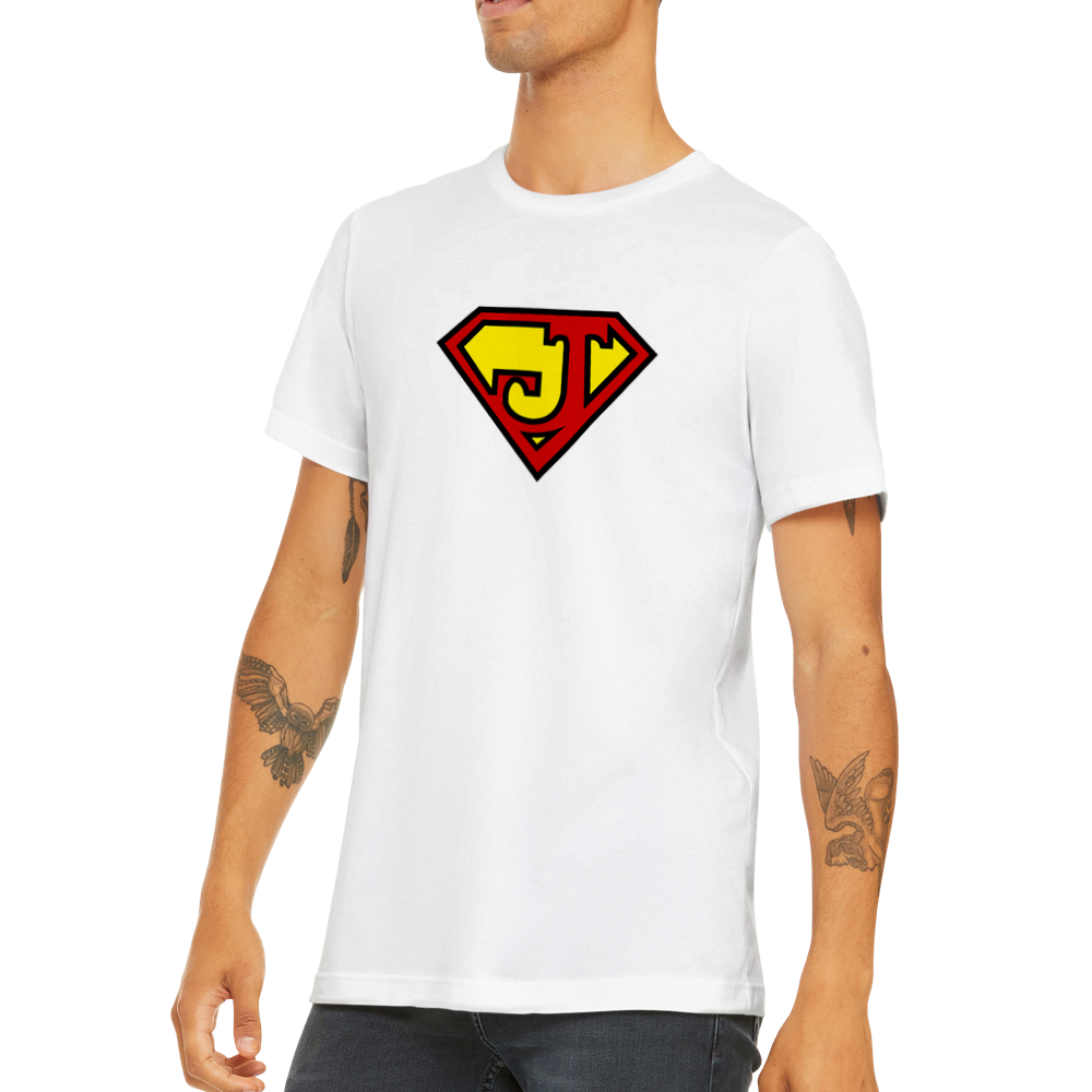 Super Style Font in Letter 'J' - Mens Crewneck T-shirt