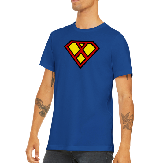 Super Style Font in Letter 'X' - Mens Crewneck T-shirt