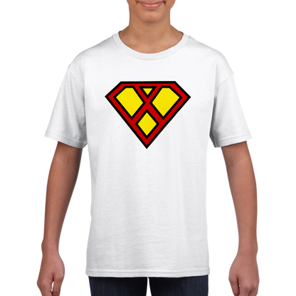 Super Style Font in Letter 'X' - Kids Unisex Crewneck T-shirt