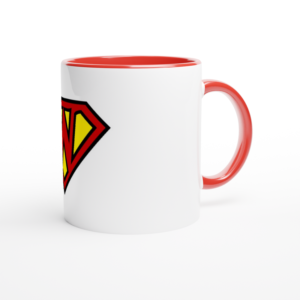 Super Style Font in Letter 'W' - Ceramic Mug