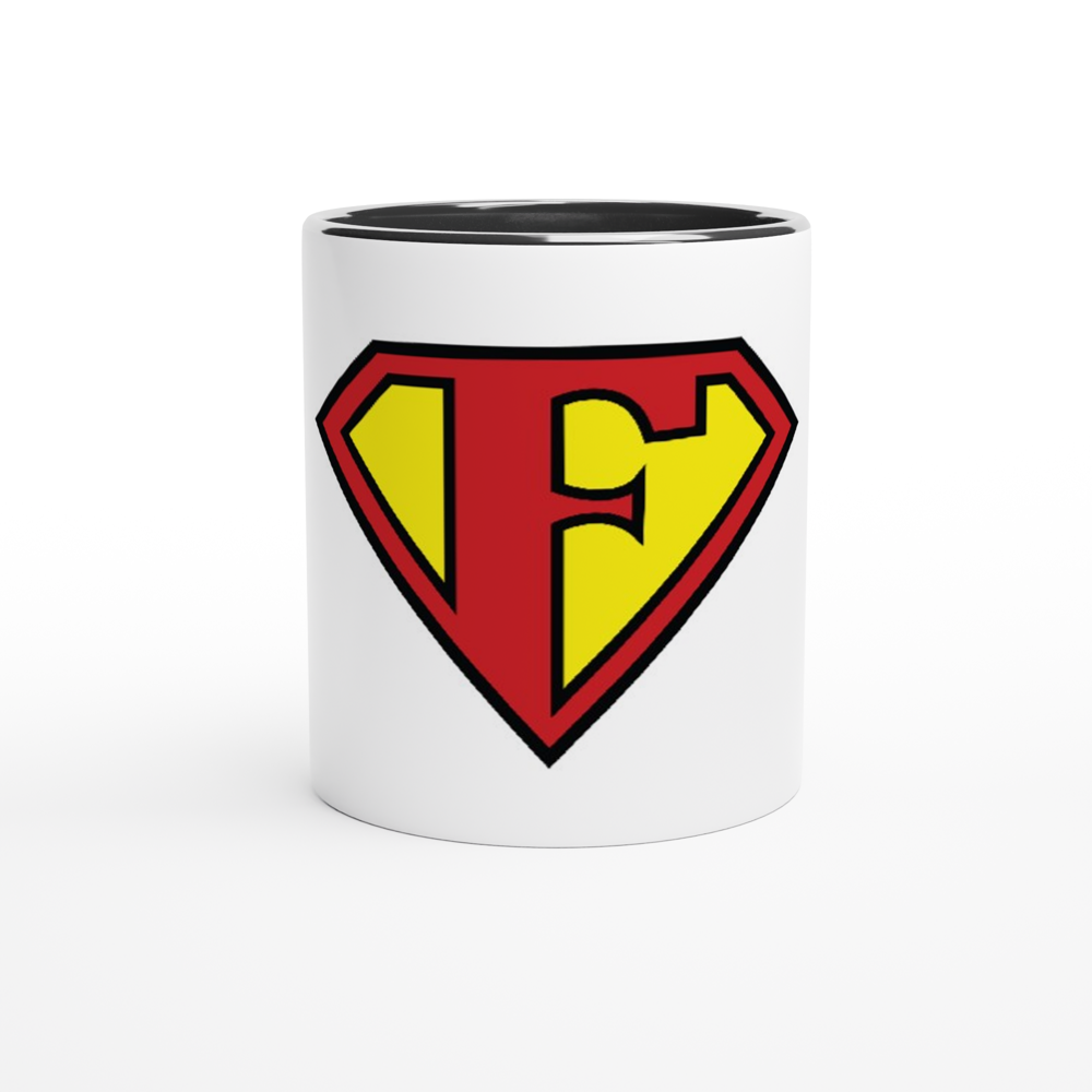 Super Style Font in Letter 'F' - Ceramic Mug