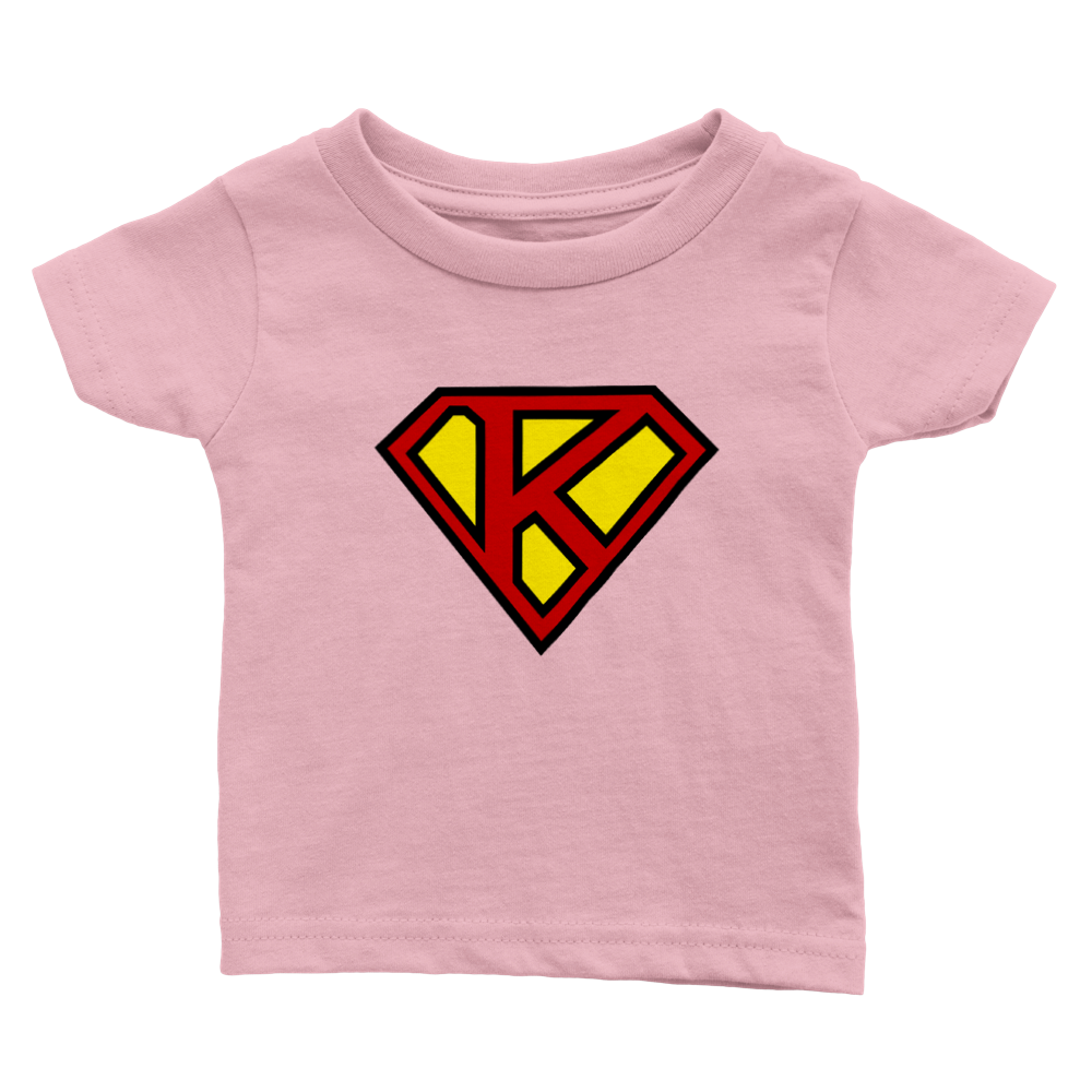 Super Style Font in Letter 'K' - Baby Crewneck T-shirt