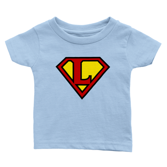 Super Style Font in Letter 'L' - Baby Crewneck T-shirt