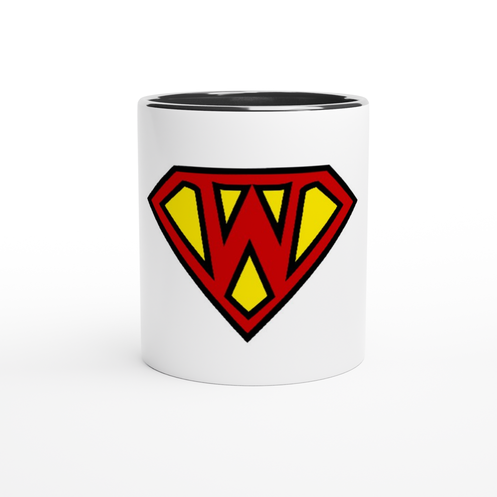 Super Style Font in Letter 'W' - Ceramic Mug