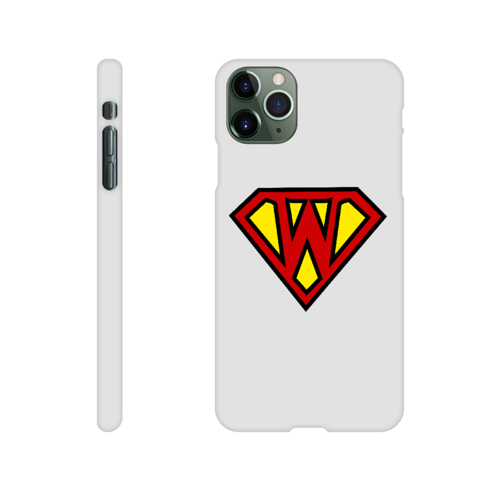 Super Style Font in Letter 'W' - Slim Apple IPhone case