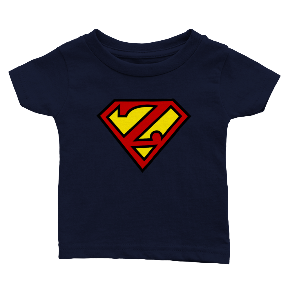 Super Style Font in Letter 'Z' - Baby Crewneck T-shirt