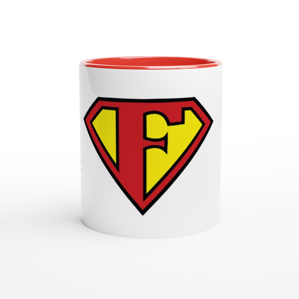 Super Style Font in Letter 'F' - Ceramic Mug