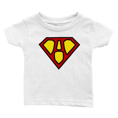 Super Style Font in Letter 'A' - Baby Crewneck T-shirt