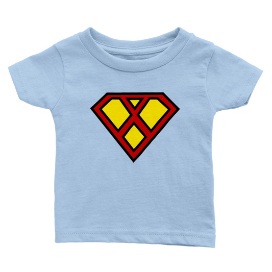 Super Style Font in Letter 'X' - Baby Crewneck T-shirt