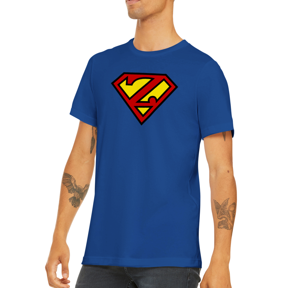 Super Style Font in Letter 'Z' - Mens Crewneck T-shirt