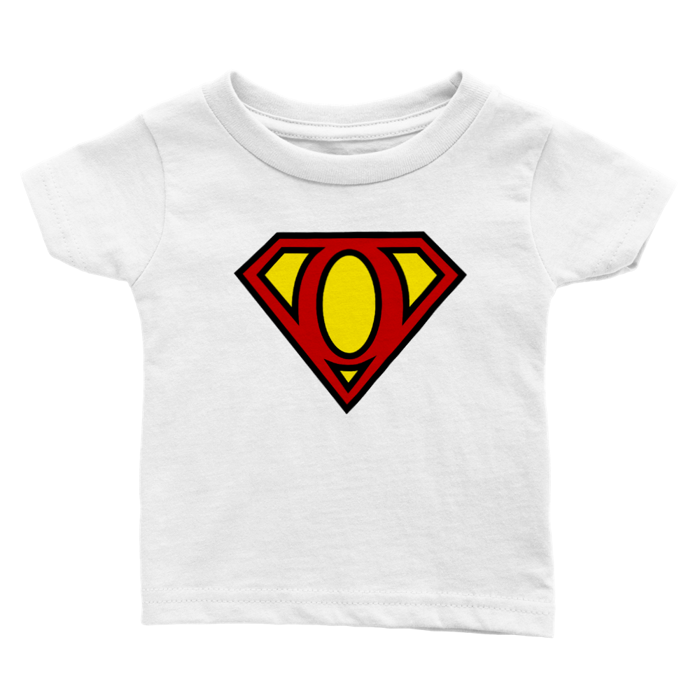 Super Style Font in Letter 'O' - Baby Crewneck T-shirt