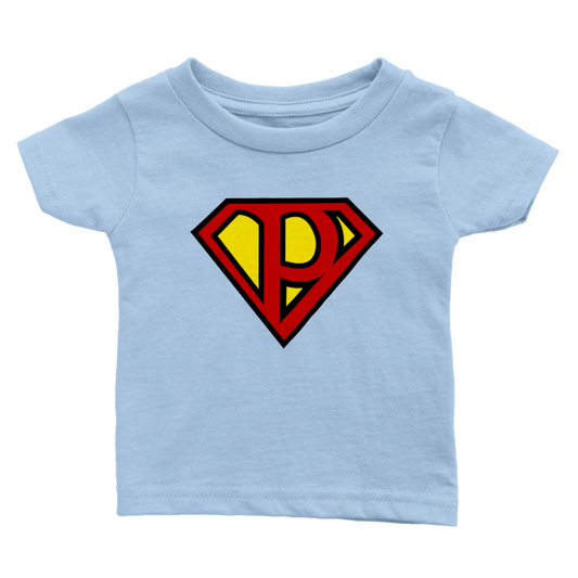 Super Style Font in Letter 'P' - Baby Crewneck T-shirt