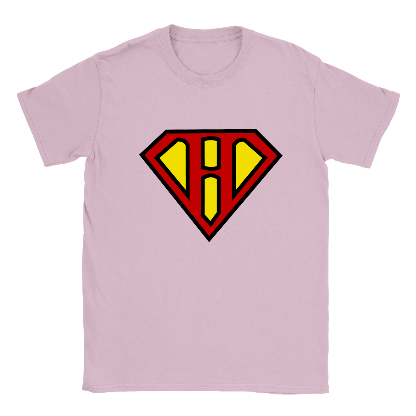 Super Style Font in Letter 'H' - Unisex Kids Crewneck T-shirt