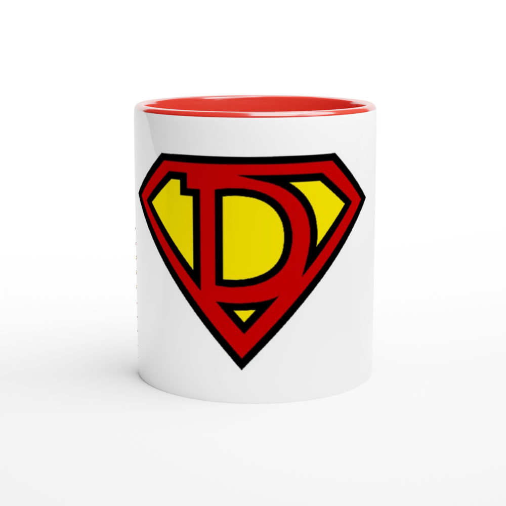 Super Style Font in Letter 'D' - Ceramic Mug