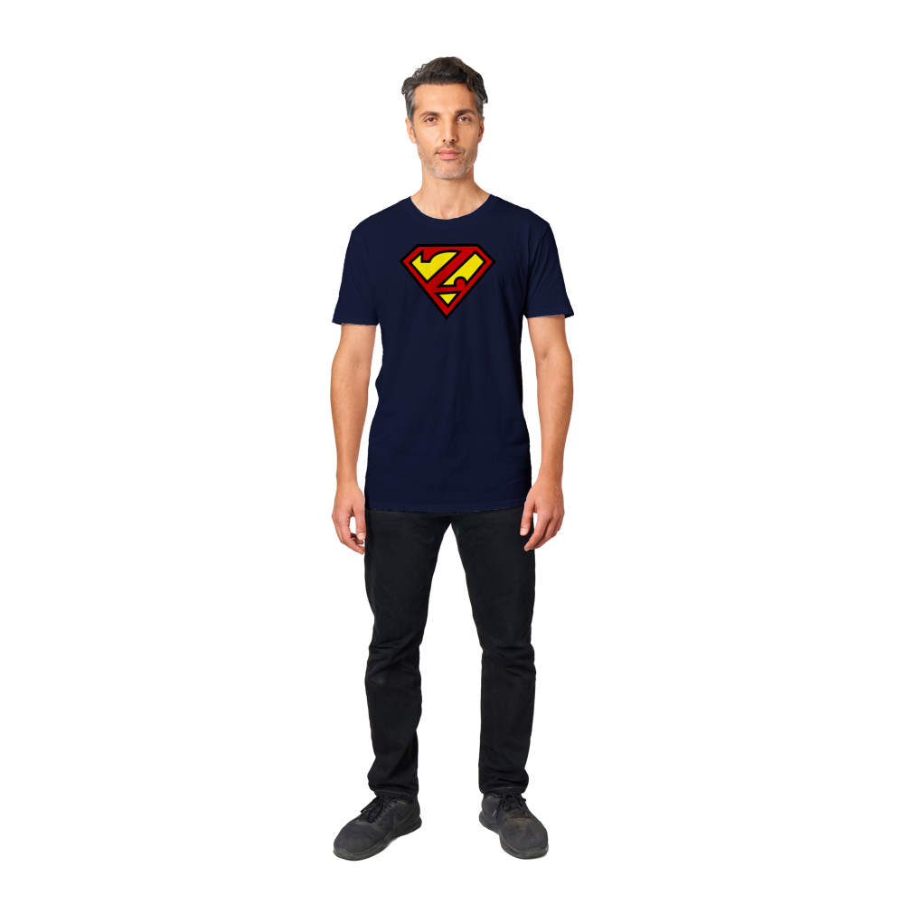 Super Style Font in Letter 'Z' - Mens Crewneck T-shirt